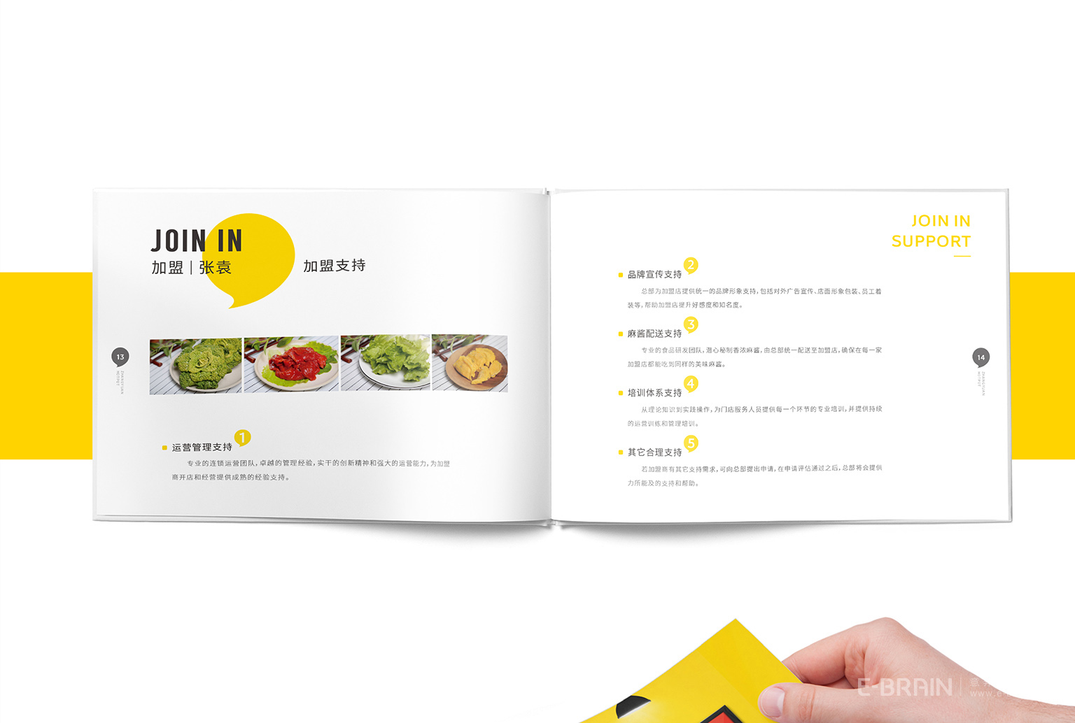 餐飲招商品牌宣傳冊