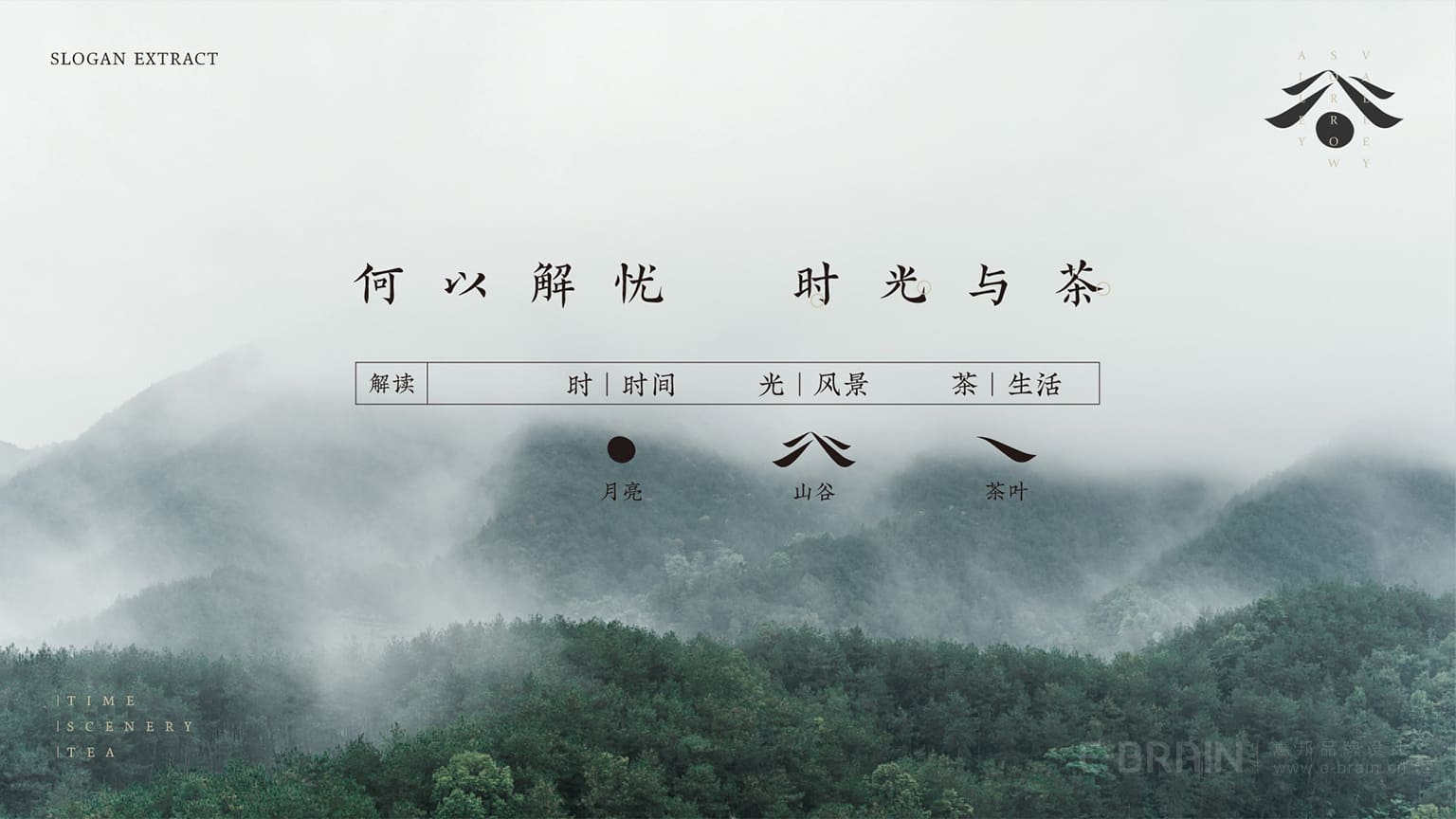 解憂谷VI設計應用